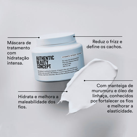 Máscara Capilar Authentic Beauty Hydrate Intense Treatment